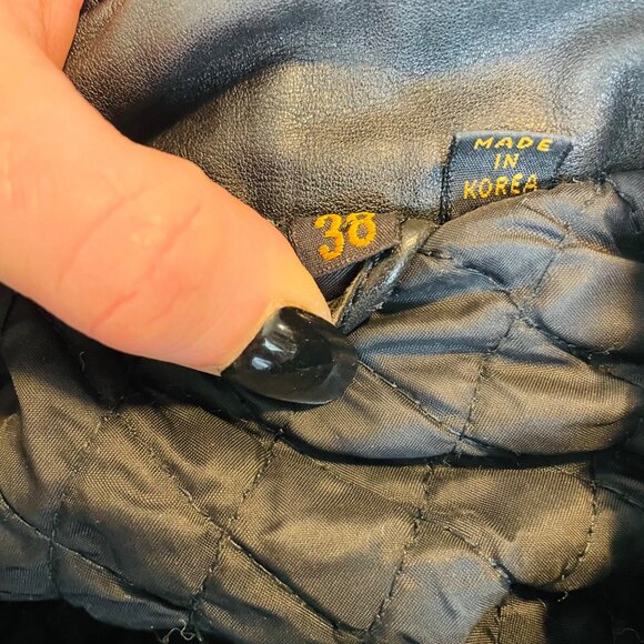 Hein Gericke Daytona 50th Bike Week Vintage Leather Bomber Jacket Quilted M 38 - Picture 10 of 16